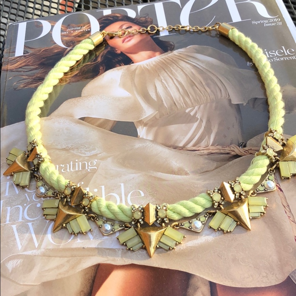 J. CREW Art Deco meets Nautical choker w/ extender